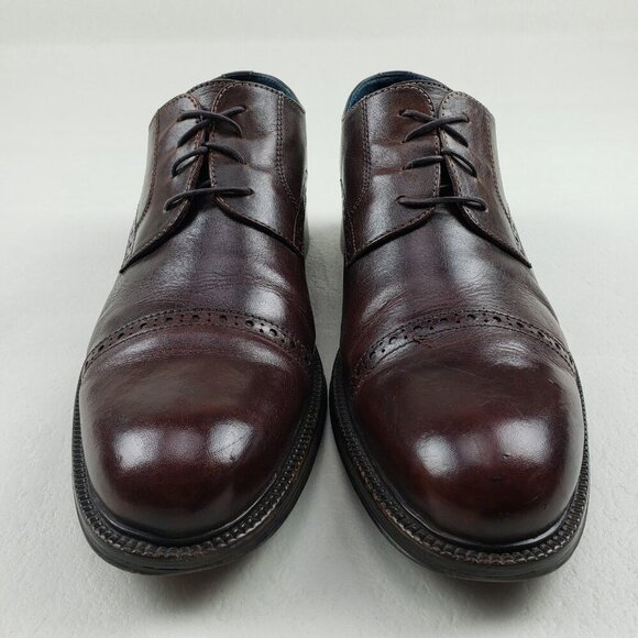 Mark Nason X Skechers Oxford Shoe Mens 10 Brown Leather Lace Up Cap Toe Dress main image 4
